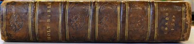 Lot 56 - [BIBLE, Geneva version]  The Bible, that is, The Holy Scriptures conteined in the Olde and Newe...