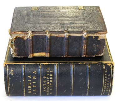 Lot 57 - [BIBLIA LATINA]  Petreius (Johann, Publisher) Biblia sacra utriusque testamenti... 1527, Nuremberg