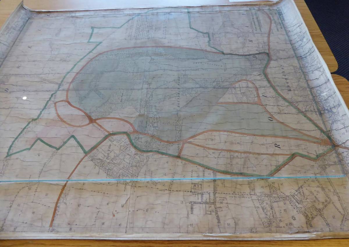 Lot 66 FOUNDATION MAP OF ROUNDHAY PARK LEEDS The   70375 0 Medium 