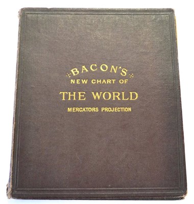 Lot 67 - Bacon, G.W. & Co. (Publishers)   Bacon's New Chart of The World, c.1905, Manchester,...
