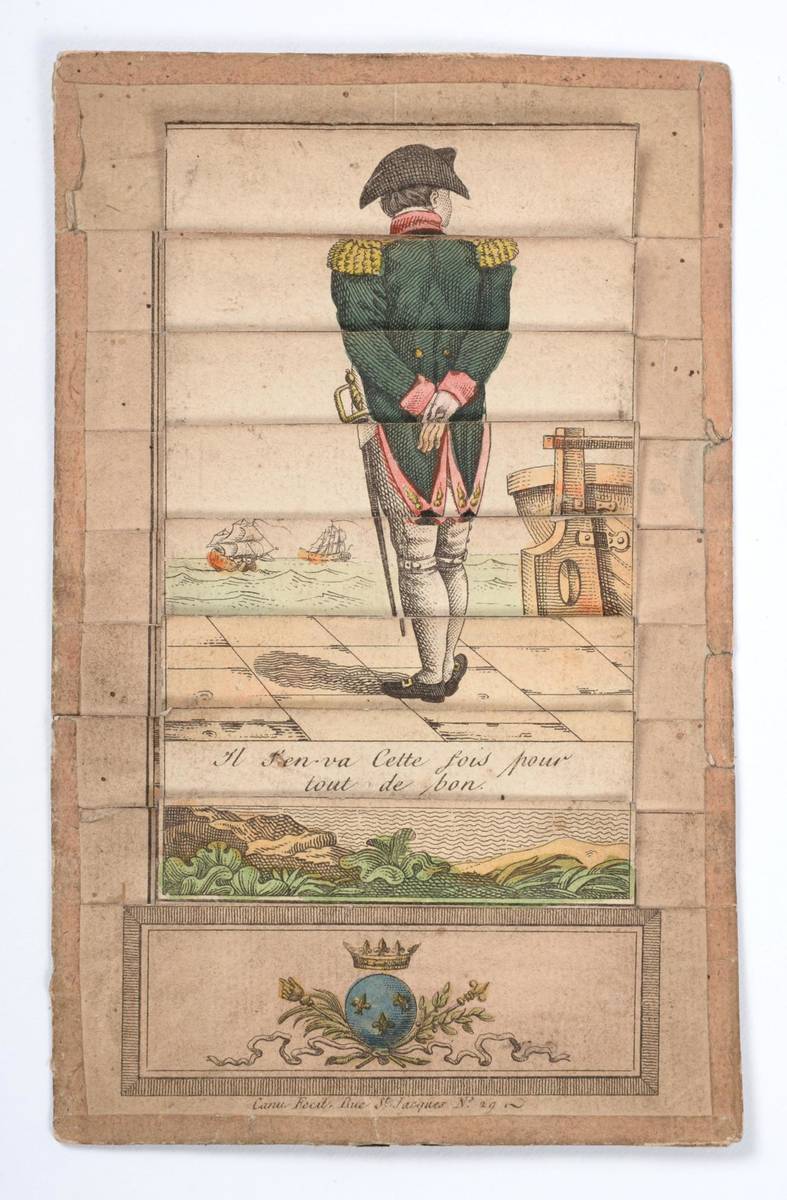 Lot 108 - NAPOLEON TRANSFORMATION PRINT Canu (Dominique Étienne) Il s'en-va cette fois pour tout de bon. [He