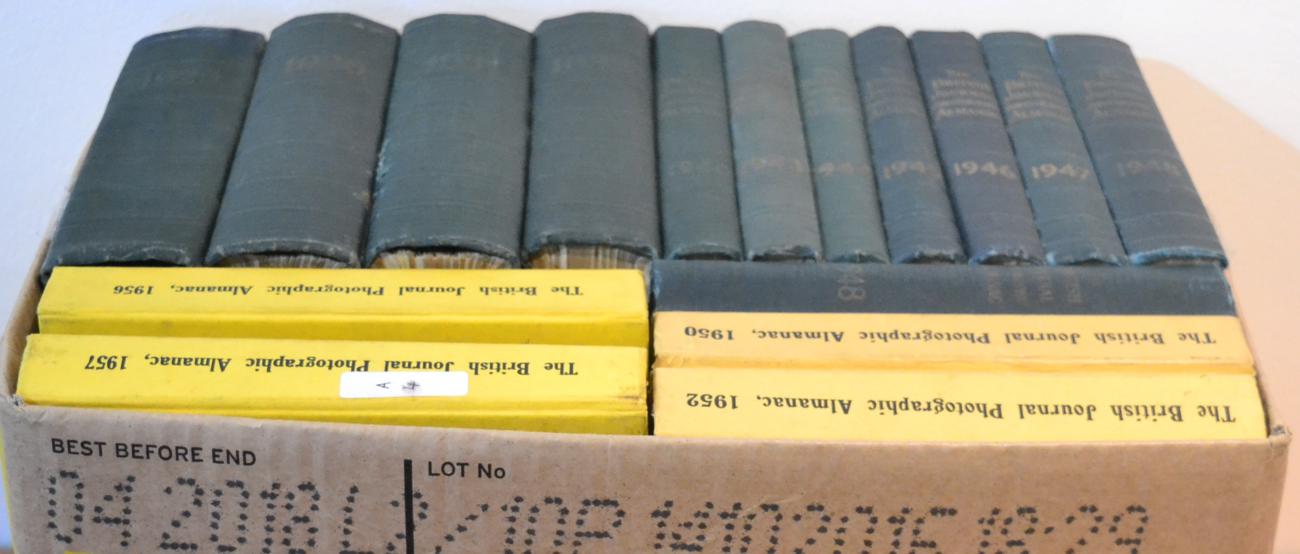 Lot 123 - The British Journal Photographic Almanac Twenty five volumes comprising:...