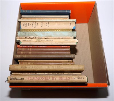 Lot 30 - A COLLECTION OF 20th CENTURY POETRY Twenty-one slim (large) 8vo volumes and booklets,...