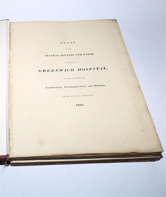 Lot 62 - NORTHERN ESTATES OF GREENWICH HOSPITAL Plans of the Several Estates and Farms belonging to...