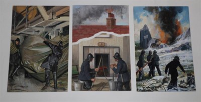 Lot 153 - John Berry (British, 1920-2009) Three original Ladybird gouache and watercolour on board...