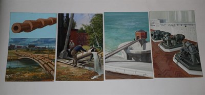 Lot 158 - John Berry (British, 1920-2009) Four original Ladybird gouache and watercolour on board...