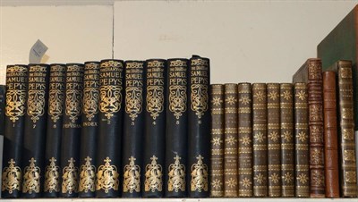 Lot 41 - Pepys (Samuel) The Diary of Samuel Pepys, 1920, Bell, ten volumes, original cloth; Cleishbotham...