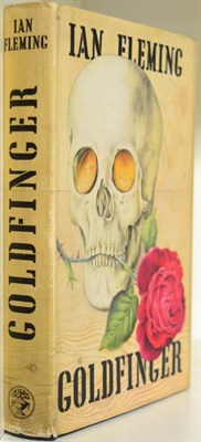 Lot 49 - Fleming (Ian) Goldfinger, 1959, Cape, first edition, black boards with skull and gold coins design