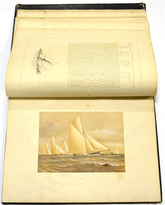 Lot 65 - Meikle (James) and Shields (Henry) Famous Clyde Yachts, 1888, folio, frontis and thirty-one mounted