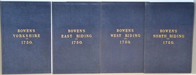 Lot 123 - Bowen (Eman.) An Accurate Map of the County of York Divided into its Ridings and Subdivided...