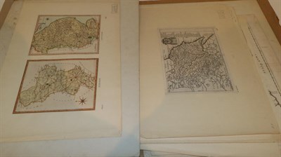 Lot 126 - Various A collection of sheet maps, predominantly northern counties, by various cartographers,...