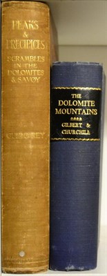 Lot 141 - Gilbert (Josiah) & Churchill (G.C.) The Dolomite Mountains, Excursions through Tyrol,...