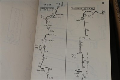 Lot 151 - Rock Climbing [Unsworth (Walt)], A Guide to Pontesford Rocks, nd., mounted typescript pages,...