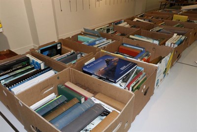 Lot 152 - Mountaineering A very large quantity of books on mountaineering, climbing, hiking, walking,...