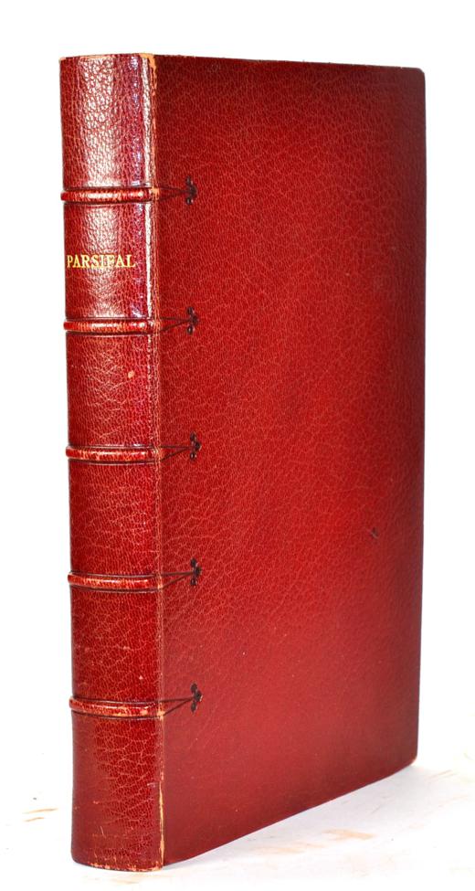 Lot 14 - Rolleston (T.W.) Parsifal, or the Legend of the Holy Grail retold from Antient Sources, nd.,...
