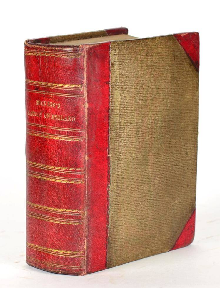 Lot 33 - Dickens (Charles) A Child's History of England, 1852-4, Bradbury & Evans, three volumes bound...