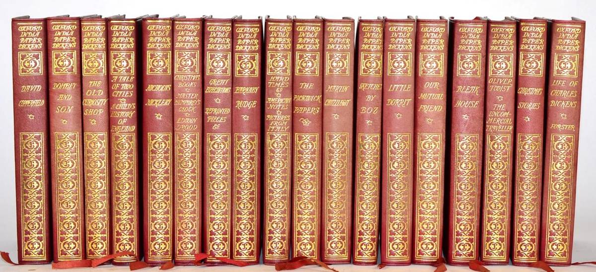 Lot 43 - Dickens (Charles) The Complete Works of Charles Dickens, nd.,  Chapman & Hall and Humphrey Milford