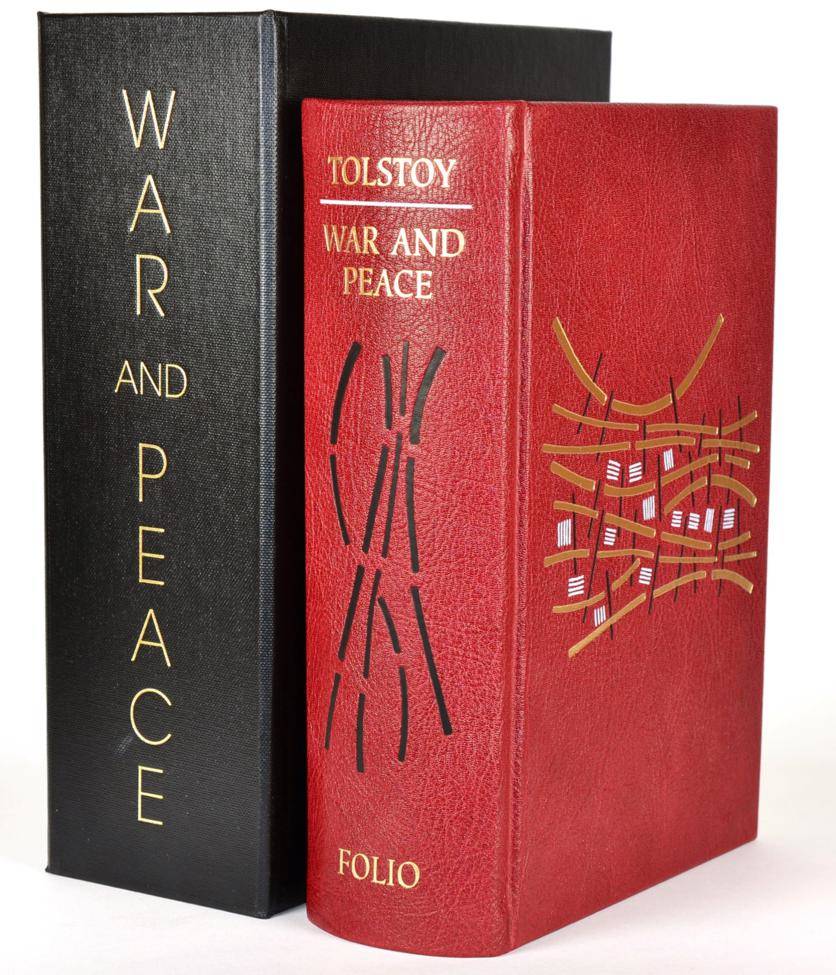 Lot 46 - Tolstoy (Leo) War and Peace, 1971, Folio Society, numbered limited edition of 1750, top edge...