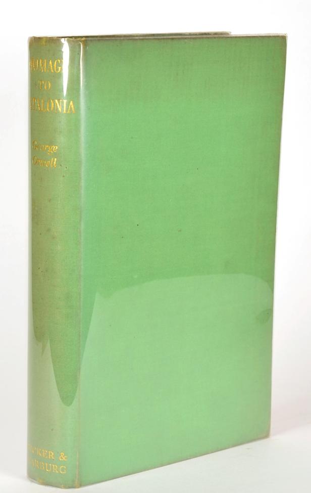 Lot 48 - Orwell (George) Homage to Catalonia, April 1938, Secker and Warburg, first edition, original cloth
