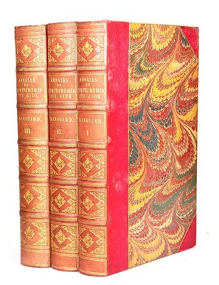 Lot 70 - Renouard (Ant. Aug.) Annales de L'Imprimerie des Alde .., 1825, Paris, three volumes, portrait...