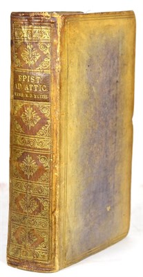 Lot 71 - Cicero (Marcus Tullius) Epistolae ad Atticum, ad Brutum, ad Quintum fratrem ..., 1544, Venice;...