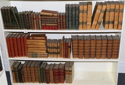 Lot 82 - Classics A large quantity of Greek and Latin texts,  18th and 19th century, in leather bindings...