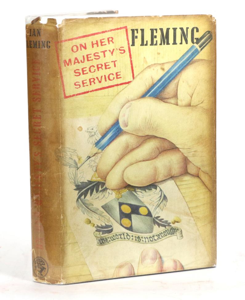 Lot 26 - Fleming, Ian On Her Majesty's Secret Service, Jonathan Cape. First edition in browned...