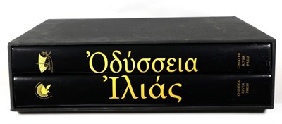 Lot 38 - Homer The Iliad and Odyssey, translated by Alexander Pope, 2009, Chester River Press, large quarto