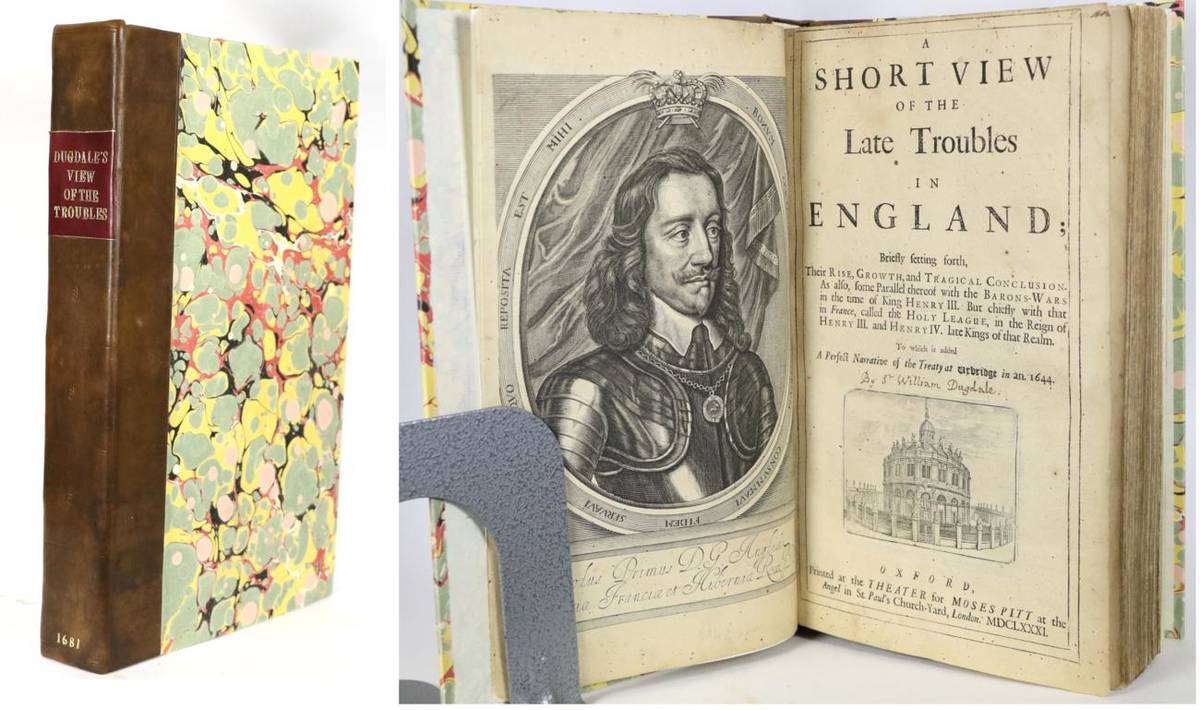 Lot 49 - [Dugdale (William)] A Short View of the Late Troubles in England, 1681, Moses Pitt, folio in fours