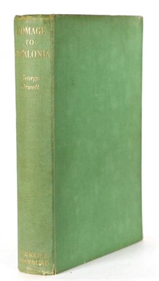 Lot 51 - Orwell (George) Homage to Catalonia, April 1938, Secker & Warburg, first edition, League of...