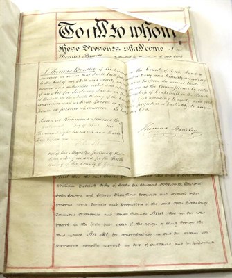 Lot 58 - Crakehall, nr Bedale Crakehall Inclosure Award, 1837, A large folio manuscript document,...