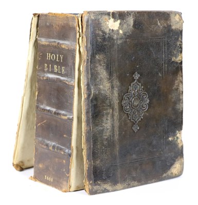 Lot 94 - Holy Bible The Bible Translated according to the Ebrew and Greeke ..., 1608 Robert Barker, preceded