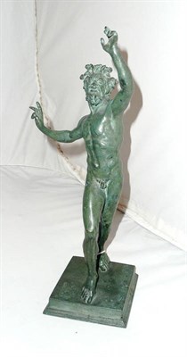 Lot 73 - An Italian bronze of a satyr