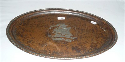 Lot 153 - Hugh Wallis copper tray