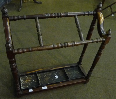 Lot 582 - A Scottish laburnum stick stand