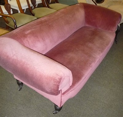 Lot 630 - Late Victorian Chesterfield settee