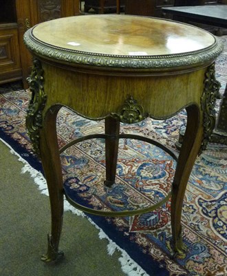 Lot 650 - French ormolu-mounted centre table