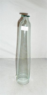 Lot 62A - A glass cucumber straightener