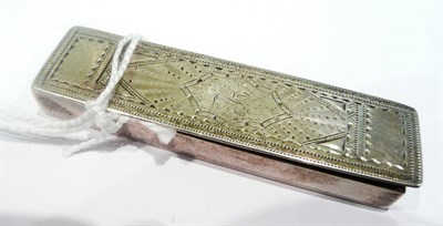 Lot 157 - 18th century silver toothpick case