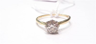 Lot 186 - A diamond solitaire ring, 0.90 carat approximately