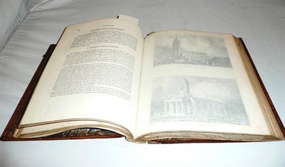 Lot 266 - Allom and Bartlett, Devonshire & Cornwall Illustrated, 1832, engraved plates, worn calf