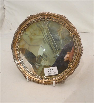 Lot 271 - A small silver salver