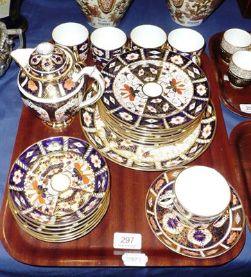 Lot 297 - A quantity of Royal Crown Derby Imari pattern tea wares, etc