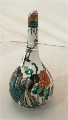 Lot 325 - Chinese famille verte bottle vase