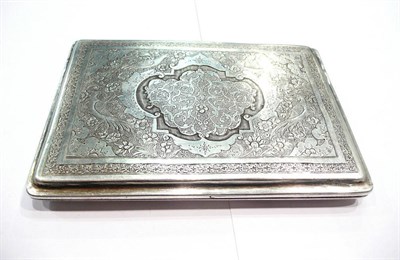 Lot 358 - Niello cigarette case