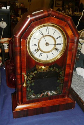 Lot 401 - Mahogany cased shelf clock