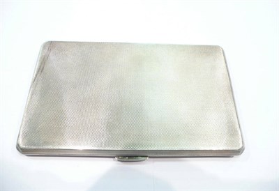 Lot 496 - A silver cigarette case