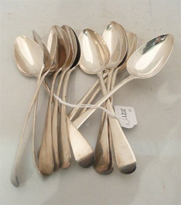 Lot 559 - Twelve Georgian tablespoons, various dates and makers