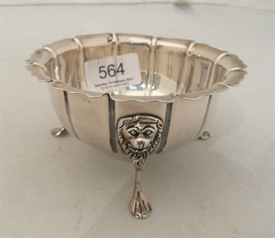 Lot 564 - Irish sugar bowl, West & Son, Dublin 1918