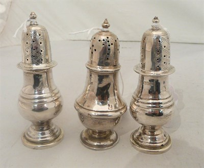 Lot 565 - Three pepperettes